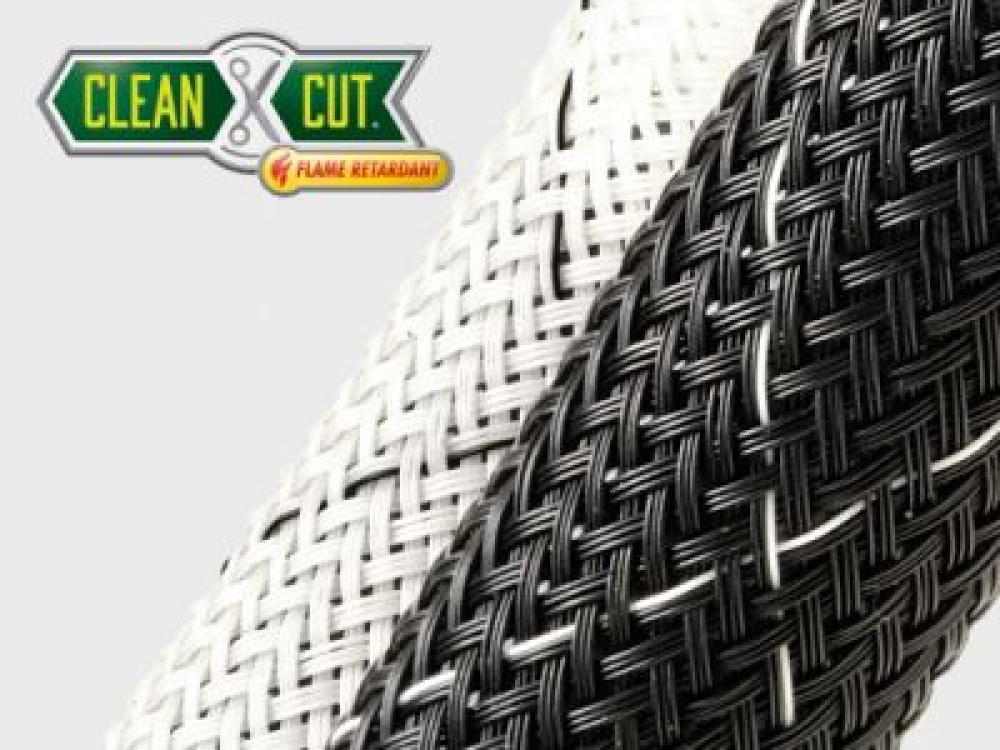 Geflechtschlauch Flexo Clean Cut Flame RetardantFlexo PET Flame Retardant